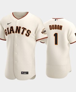 San Francisco Giants 1 Mauricio Dubon Cream Home Jersey