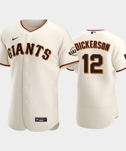 San Francisco Giants 12 Alex Dickerson Cream Home Jersey