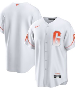 San Francisco Giants 2021 City Connect Replica Jersey - White Mlb