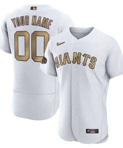 San Francisco Giants 2022 Mlb All-star Game Authentic Custom Jersey - White Custom Jerseys Mlb