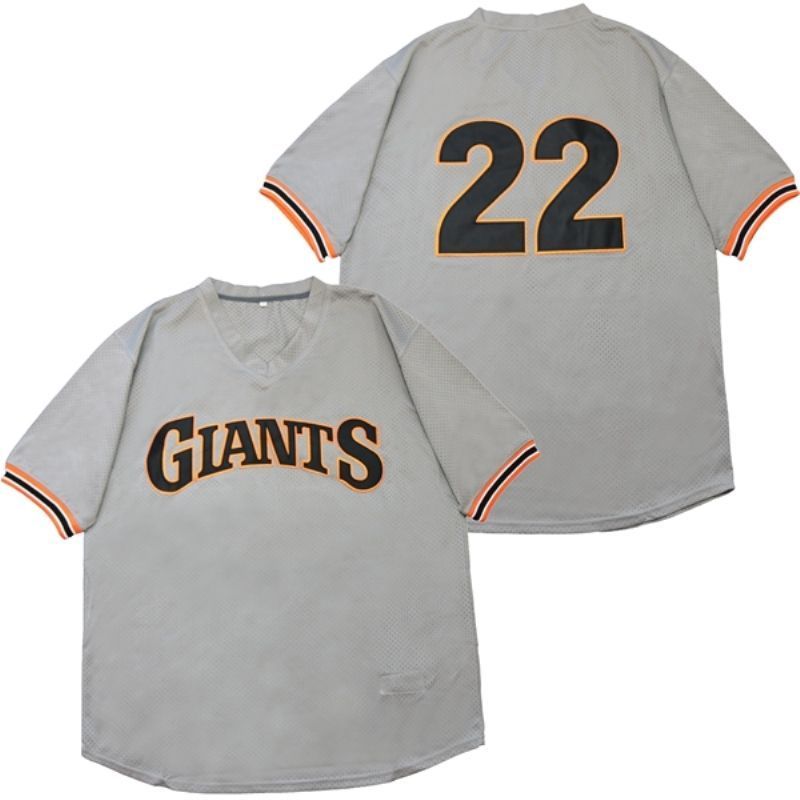 San Francisco Giants #22 Will Clark 2020 Mlb Grey Jersey
