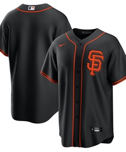 San Francisco Giants Alternate Replica Team Jersey Black Mlb
