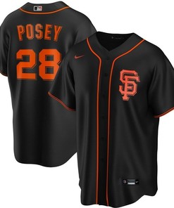 San Francisco Giants Buster Posey 28 2020 Mlb Black Jersey