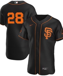 San Francisco Giants Buster Posey #28 Mlb 2020 Black Jersey