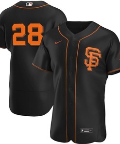 San Francisco Giants Buster Posey #28 Mlb 2020 Black Jersey