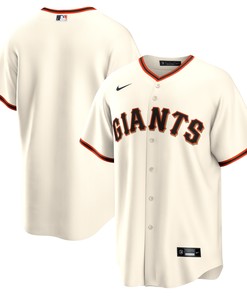 San Francisco Giants Home Replica Team Jersey Cream Mlb