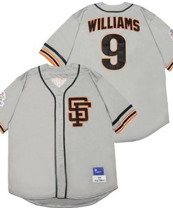 San Francisco Giants Matt Williams #9 Mlb 2020 Grey Jersey