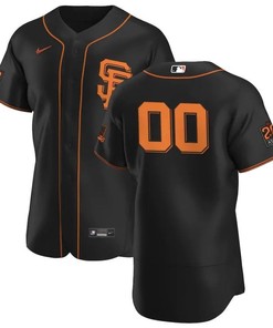 San Francisco Giants Mlb 2020 Personalized Custom Black Custom Jersey