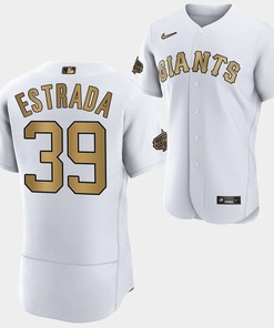 San Francisco Giants Thairo Estrada 39 2022-23 All-Star White Jersey Men