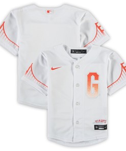 San Francisco Giants Toddler 2021 Mlb City Connect Replica Team Jersey - White