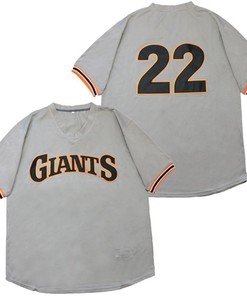 San Francisco Giants Will Clark #22 Mlb 2020 Grey Jersey