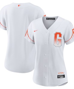 San Francisco Giants Womens 2021 City Connect Replica Jersey - White Mlb Ver 1
