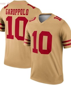San Francisco Jimmy Garoppolo #10 2020 Nfl Gold Jersey Jersey