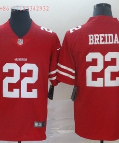 San Francisco Matt Breida #22 2020 Nfl Red Jersey Jersey