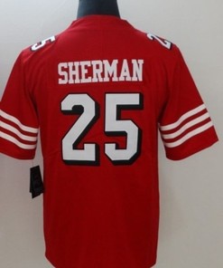 San Francisco Richard Sherman #25 2020 Nfl Red Jersey Jersey