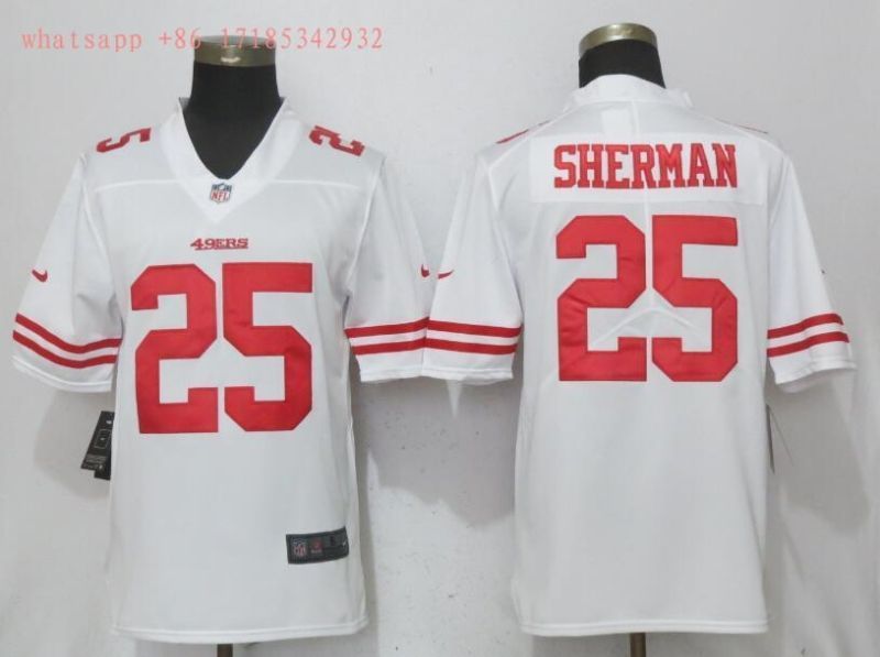 San Francisco Richard Sherman #25 2020 Nfl White Jersey Jersey