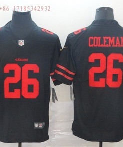 San Francisco Tevin Coleman #26 2020 Nfl Black Jersey Jersey