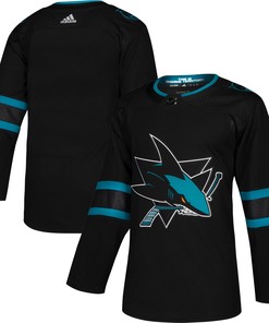 San Jose Sharks Adidas Alternate Authentic Jersey - Black Nhl