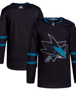 San Jose Sharks Adidas Alternate Primegreen Authentic Pro Jersey - Black Nhl