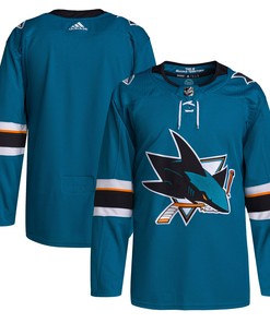 San Jose Sharks Adidas Home Primegreen Authentic Pro Jersey Teal Nhl