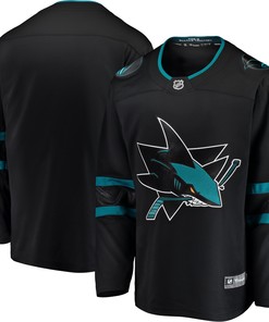 San Jose Sharks Fanatics Branded Alternate Breakaway Jersey - Black Nhl