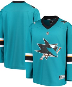 San Jose Sharks Fanatics Branded Home Replica Blank Jersey - Teal Nhl
