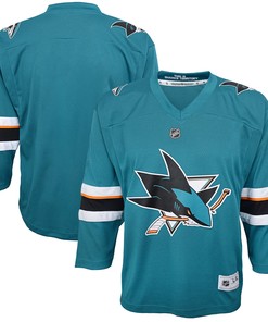 San Jose Sharks Home Replica Blank Jersey - Teal Nhl