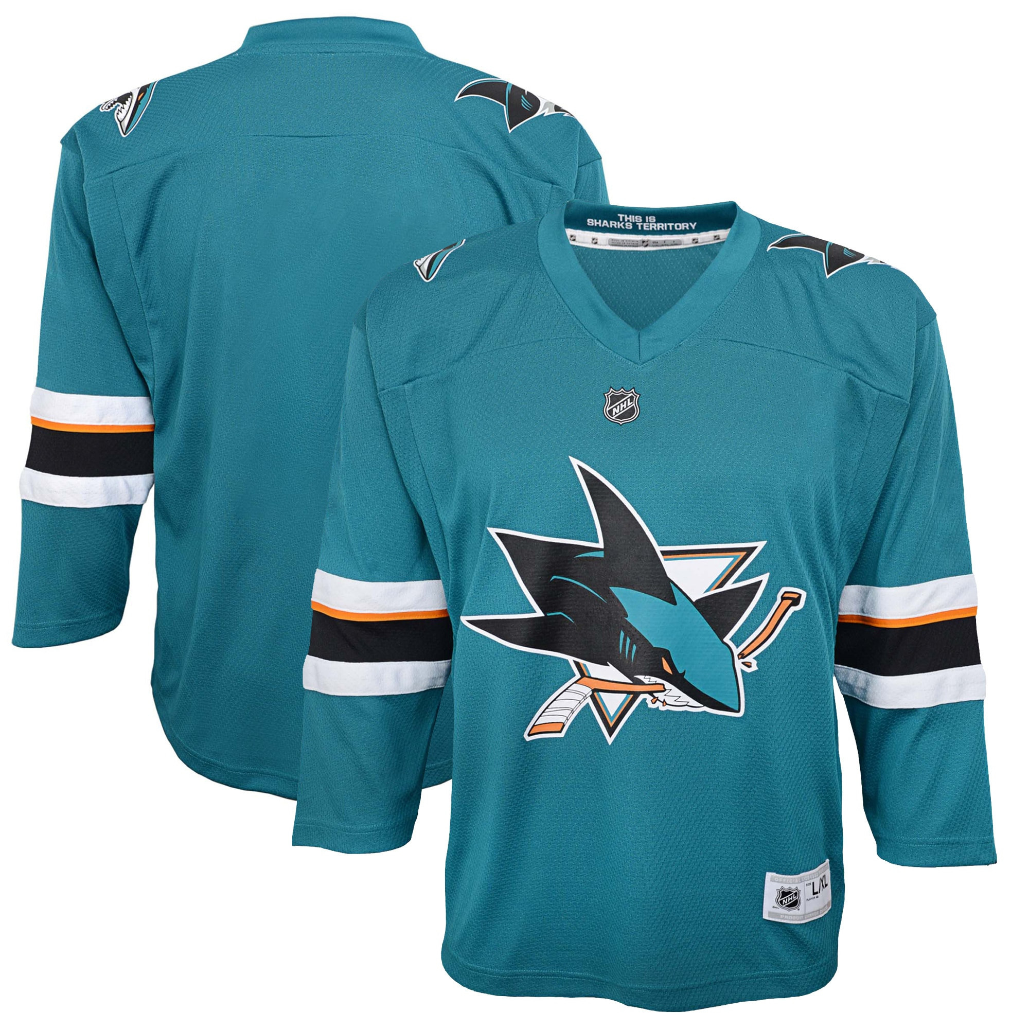 San Jose Sharks Preschool Home Replica Jersey - Teal Nhl
