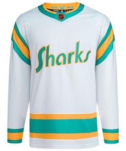 San Jose Sharks Reverse Retro 2.0 Jersey - White
