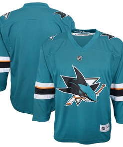 San Jose Sharks Toddler Home Replica Jersey - Teal Nhl