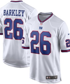 Saquon Barkley 26 New York Giants Alternate Game Jersey - White