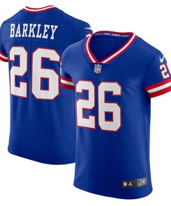Saquon Barkley 26 New York Giants Classic Vapor Elite Player Jersey - Royal