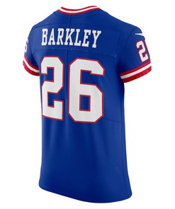 Saquon Barkley 26 New York Giants Classic Vapor Elite Player Jersey - Royal