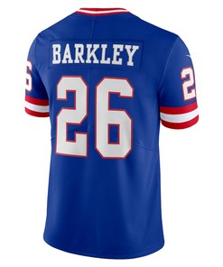 Saquon Barkley 26 New York Giants Classic Vapor Limited Player Jersey - Royal