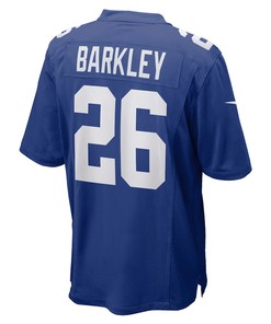 Saquon Barkley 26 New York Giants Game Jersey - Royal