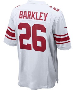 Saquon Barkley 26 New York Giants Game Jersey - White