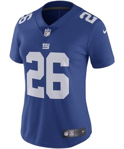 Saquon Barkley 26 New York Giants Women's Vapor Untouchable Limited Jersey - Royal