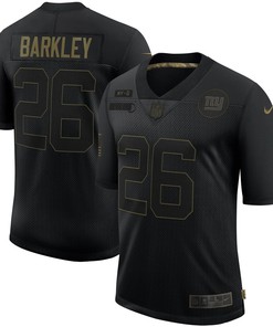 Saquon Barkley New York Giants 2020 Salute To Service Limited Jersey - Black