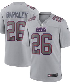 Saquon Barkley New York Giants Atmosphere Fashion Game Jersey - Gray