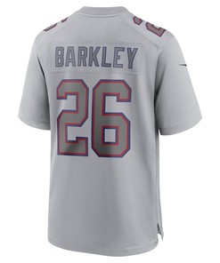 Saquon Barkley New York Giants Atmosphere Fashion Game Jersey - Gray