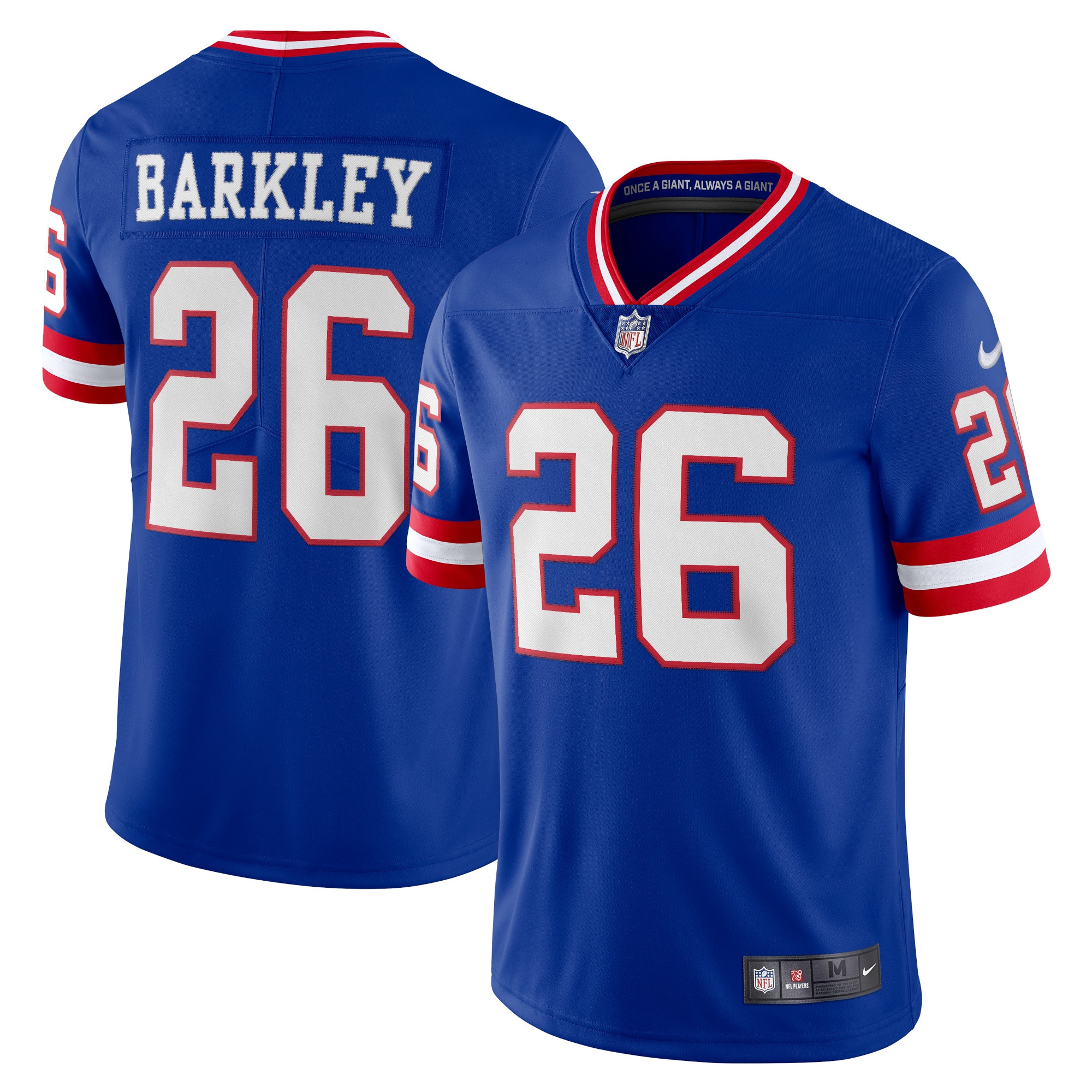 Saquon Barkley New York Giants Classic Vapor Limited Player Jersey - Royal Nfl