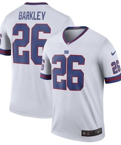 Saquon Barkley New York Giants Color Rush Legend Jersey White Nfl