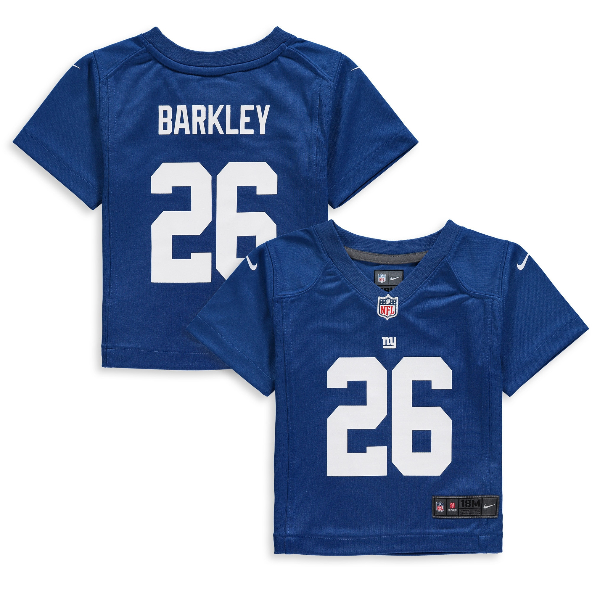 Saquon Barkley New York Giants Infant Game Jersey - Royal Nfl