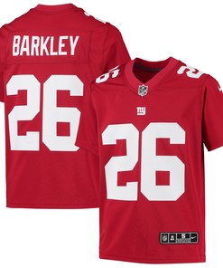 Saquon Barkley New York Giants Inverted Team Game Jersey - Red Nfl