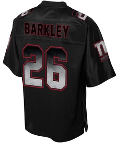Saquon Barkley New York Giants Nfl Pro Line Smoke Fashion Jersey - Black