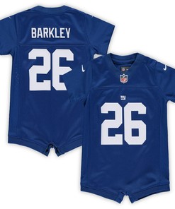 Saquon Barkley New York Giants Nike Infant Romper Jersey - Royal