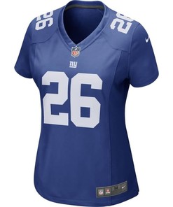 Saquon Barkley New York Giants Womens 2018 Nfl Draft Pick Game Jersey - Royal