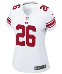 Saquon Barkley New York Giants Womens 2018 Nfl Draft Pick Game Jersey - White