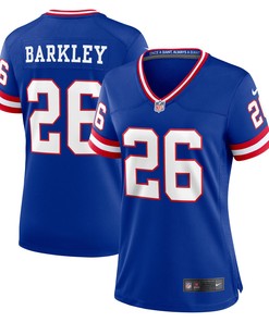 Saquon Barkley New York Giants Womens Classic Player Game Jersey - Royal Nfl