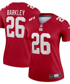 Saquon Barkley New York Giants Womens Inverted Legend Jersey - Red Nfl